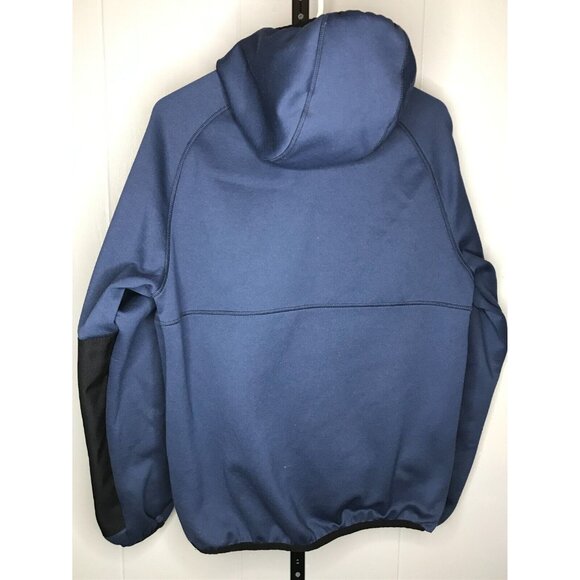 CC Filson Spire Fleece Pullover Hoodie 1/4 Granite Spire Zip Jacket Mens XS Blue - Picture 2 of 6